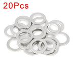 20 x M18 Silver Tone Oil Drain Plug Gaskets for Honda (90471-PX4-000)
