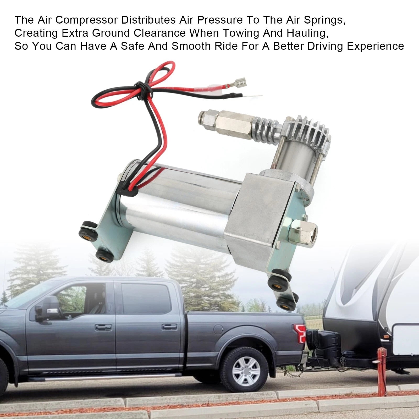 Air Suspension Compressor Gauge Switch Kit for Air Lift