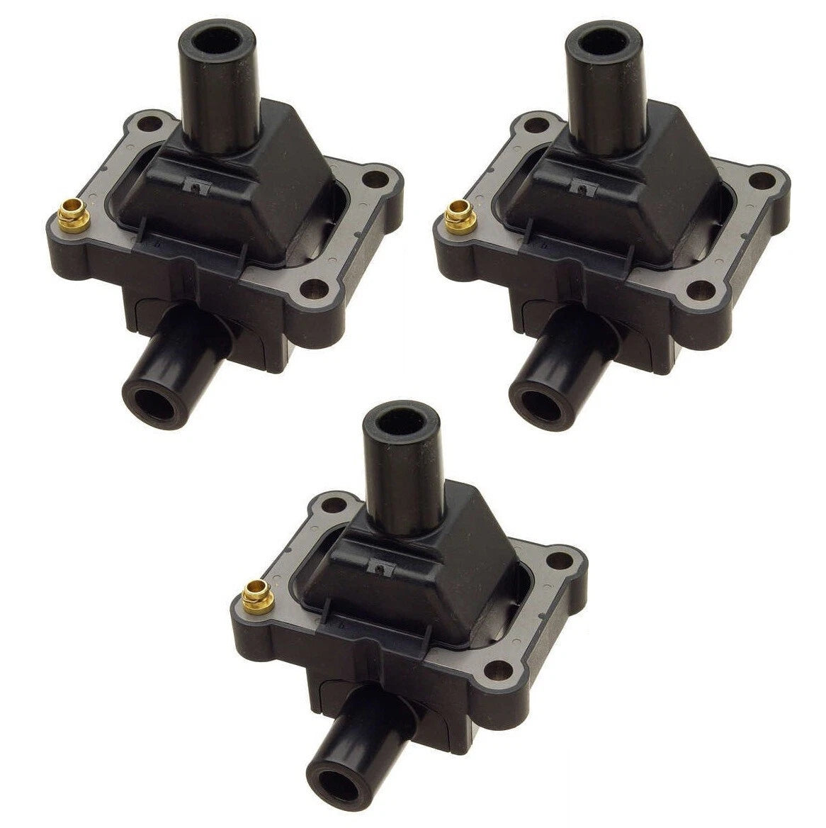 Set of 3 NGK Direct Ignition Coils for Mercedes W124 W202 (1985–2002)