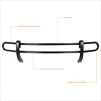 Rear Bumper Protector for Nissan Murano (2009–2014) - Black Coated 1.25"OD
