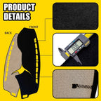 Dash Cover Mat for Honda Accord 4-Door Sedan (2013–2017) - Black