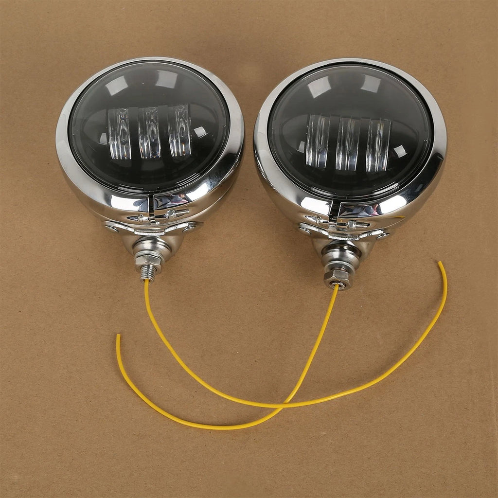4-1/2" LED Auxiliary Spot Fog Lights for Harley