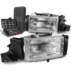 Chrome Headlight Lamps for Dodge Ram 1500 2500 3500 (1994–2002)