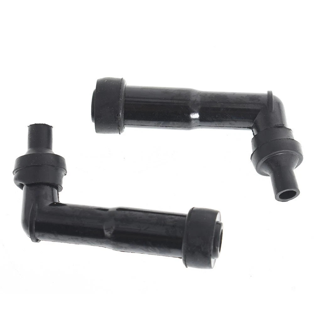 2X Spark Plug Boot Cap Cover Resistor XB05F for ATV Motorcycle (Year Range)