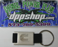 Cummins Keychain for Truck (Black Metal Diesel Gear)