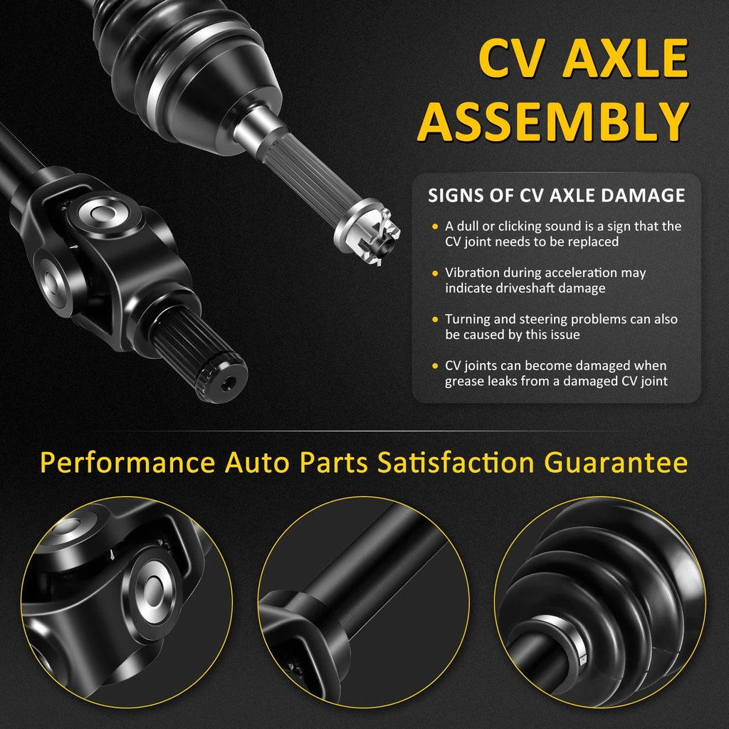 2Pcs Front CV Axle Shaft for Polaris Sportsman 400 600 700