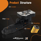 Engine Oil Filter Housing for Mercedes C250 SLK250 (2012–2015) 2711801410