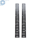 2 Pack E Tie Down Rail Kit for Cargo Trailers (Power Coated)