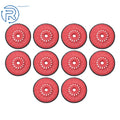 Set of 10 Ceramic Flap Sanding Discs for Angle Grinder (4-1/2")
