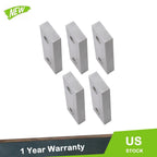 Set of 5 Machinable Aluminum Soft Jaws for 6" Vise