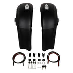 Matte Black Saddle Bags Electronic Latch for Indian Chieftain Dark Horse (2014–2018)