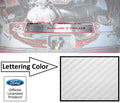Radiator Cover Plate with White Carbon Fiber for 2015–2017 Mustang GT