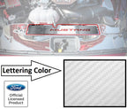 Radiator Cover Plate with White Carbon Fiber for 2015–2017 Mustang GT