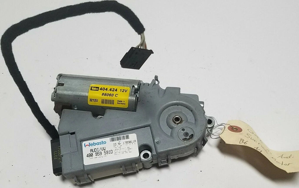Sunroof Motor for Audi A4 (2001–2004) 4B0959591D OEM
