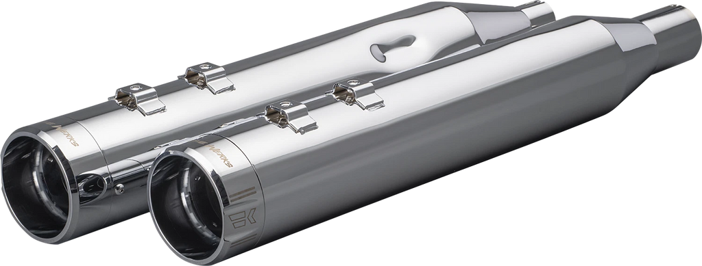 4-1/2" Slip-On Mufflers for Harley Davidson (2020-2025) - Chrome Tip 202925