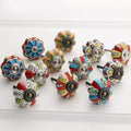 2Pcs Ceramic Drawer Handle Knob Pulls for Cabinet Furniture