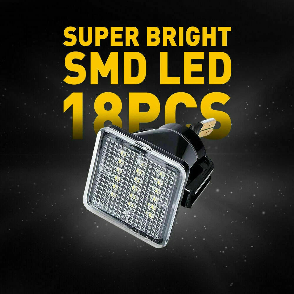 White LED License Plate Lights for Toyota Tundra (2014–2022)