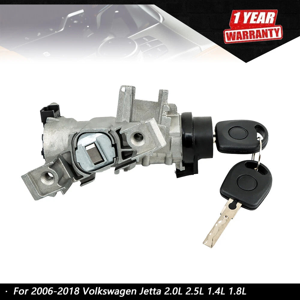 Ignition Switch with Keys for Volkswagen Jetta (2006–2018)