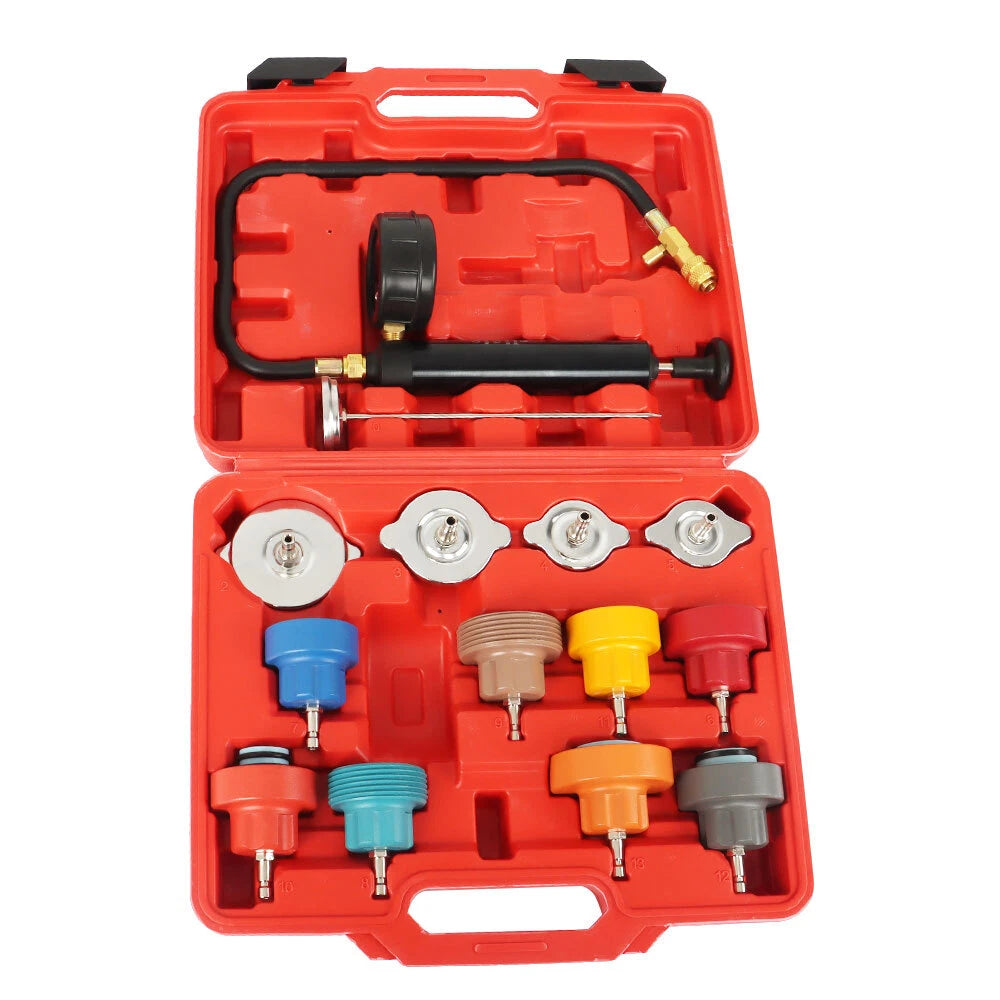 14Pcs Coolant System Test Tool Kit for Automotive Diagnostics
