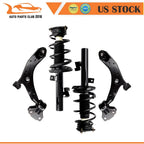 4pc Front Strut Assembly & Lower Control Arm Ball Joint for Mazda 3 (2010–2013)