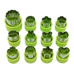 Set of 12 Stainless Steel Cookie Cutters for Food DIY Tool