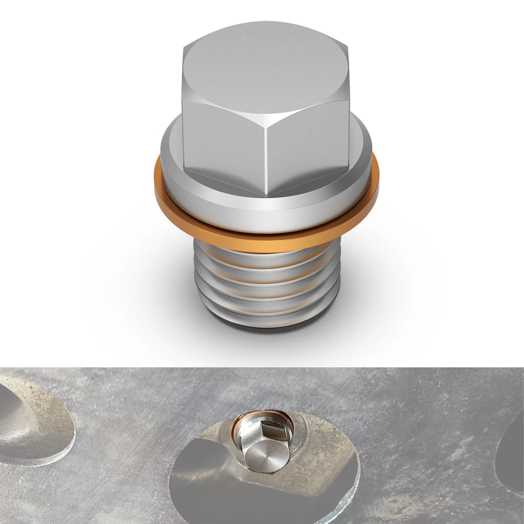 Magnetic Oil Drain Plug for Polaris RZR 800 (2008–2014), 570, 900 (2014–2020)