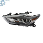 Halogen Headlight for Nissan Maxima (2016–2018) w/LED DRL Driver Left Side