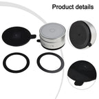 Collapsible Rotary Lift Stand for Smartphones with Powerful Vacuum Suction