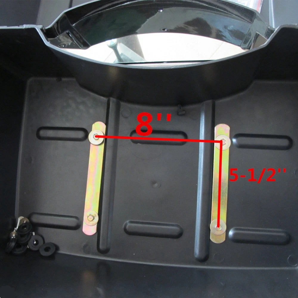 Top Case Tail Box Luggage Trunk with LED Light for Harley Honda