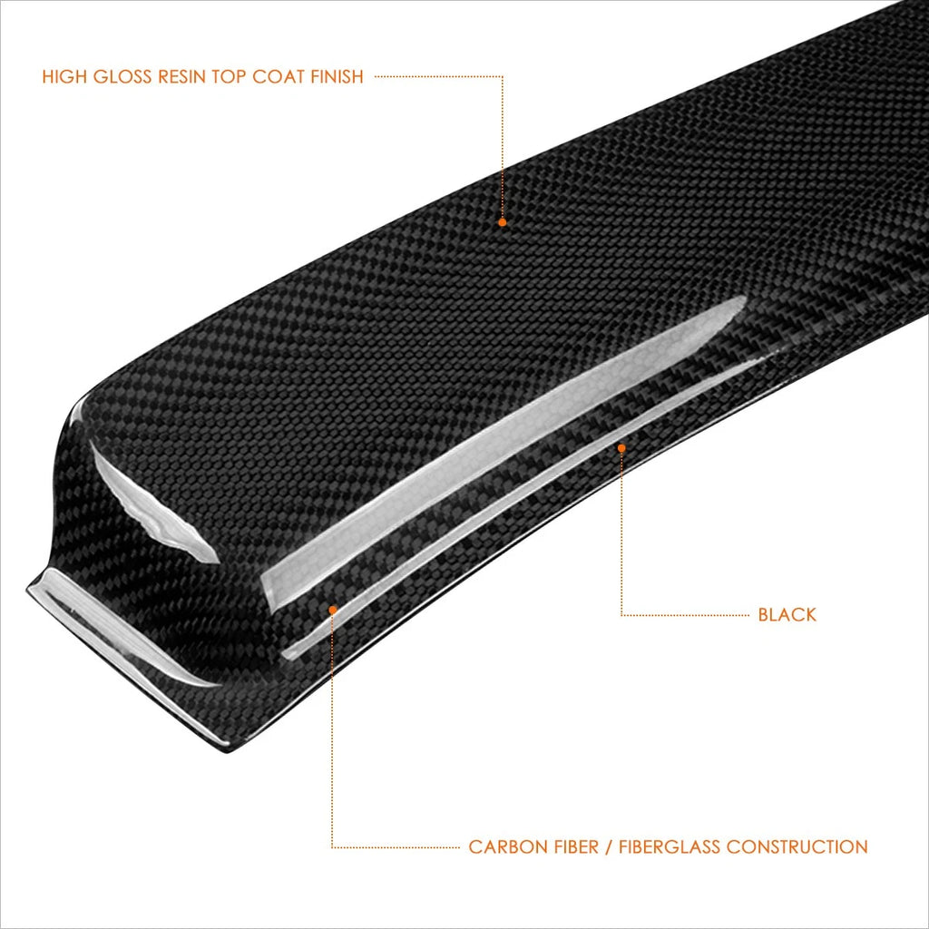 Carbon Fiber Rear Roof Window Spoiler for Infiniti G35/G37/G25/Q40 (2007–2015)