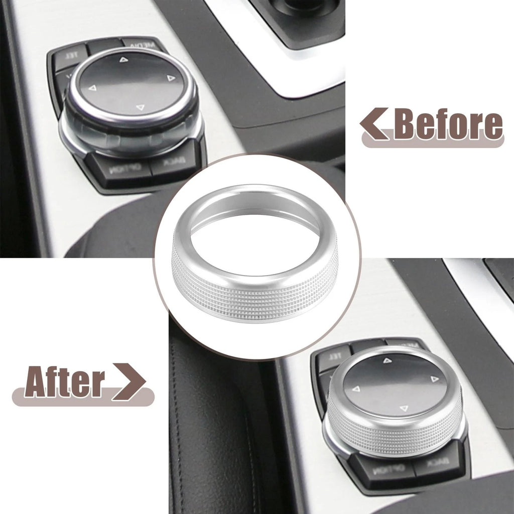 Multimedia Knob Cover Ring for BMW 1 2 3 4 5 6 7 Series X3 X4 X5 X6 (2000–2023)