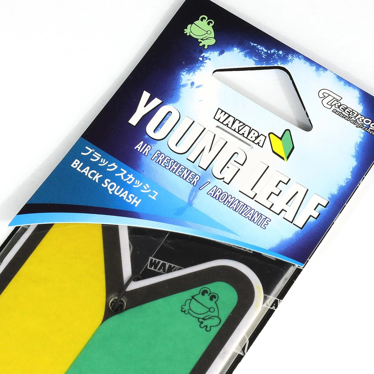Wakaba Hanging Air Freshener for Car/Home/Office - Black Squash Scent