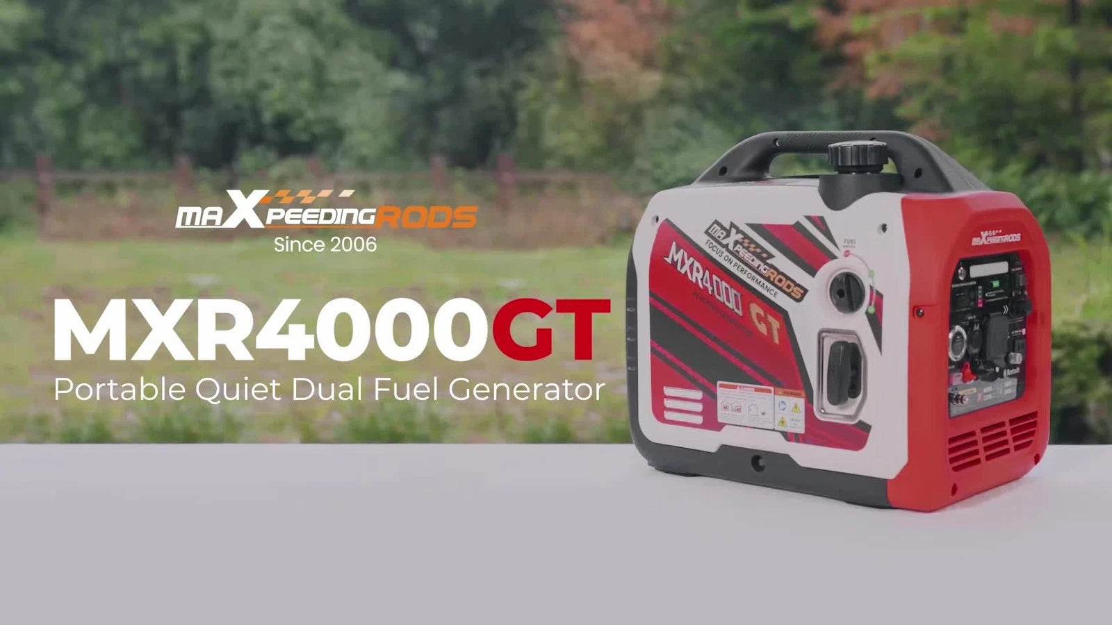 Portable Inverter Generator 4KW with Bluetooth E-start Super Quiet