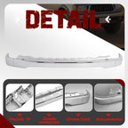 Chrome Front Bumper Face Bar for Toyota Tacoma (2001–2004)