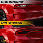Tail Light Side Decal Marker Overlay for Dodge Charger (2015–2023) - Smoke Vinyl