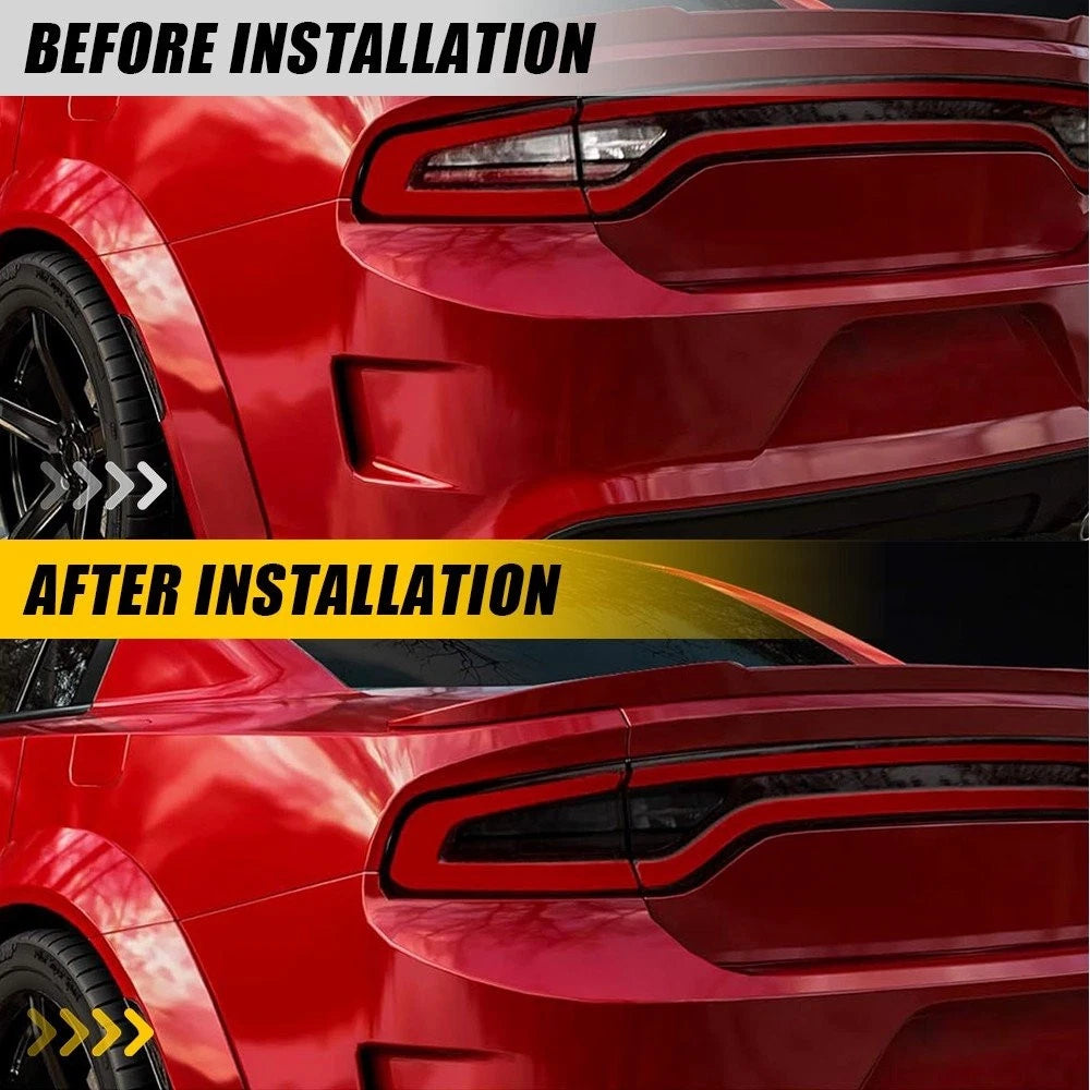 Tail Light Side Decal Marker Overlay for Dodge Charger (2015–2023) - Smoke Vinyl