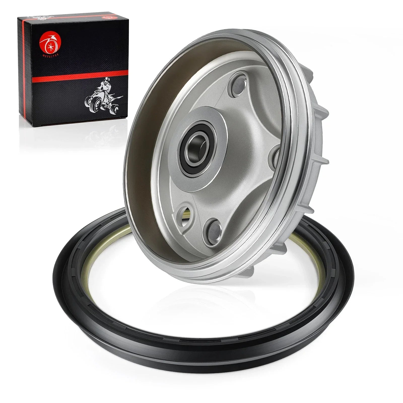 Front Brake Drum Hub & Seal for Honda Rancher 350 TRX350TM (2000–2006)