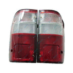 LH+RH Clear Tail Lights Pair for Toyota Hilux Ute 1997-2005 Left Right L+R Set