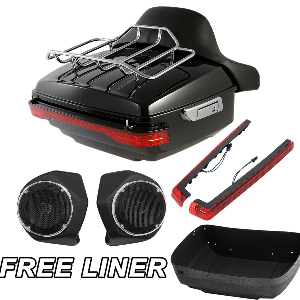 Trunk Pad Speakers Tail Side Light for Harley Electra Road Glide (2014–2025)
