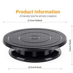Revolving Cake Decorating Turntable 10 Inch for Precision Decorating