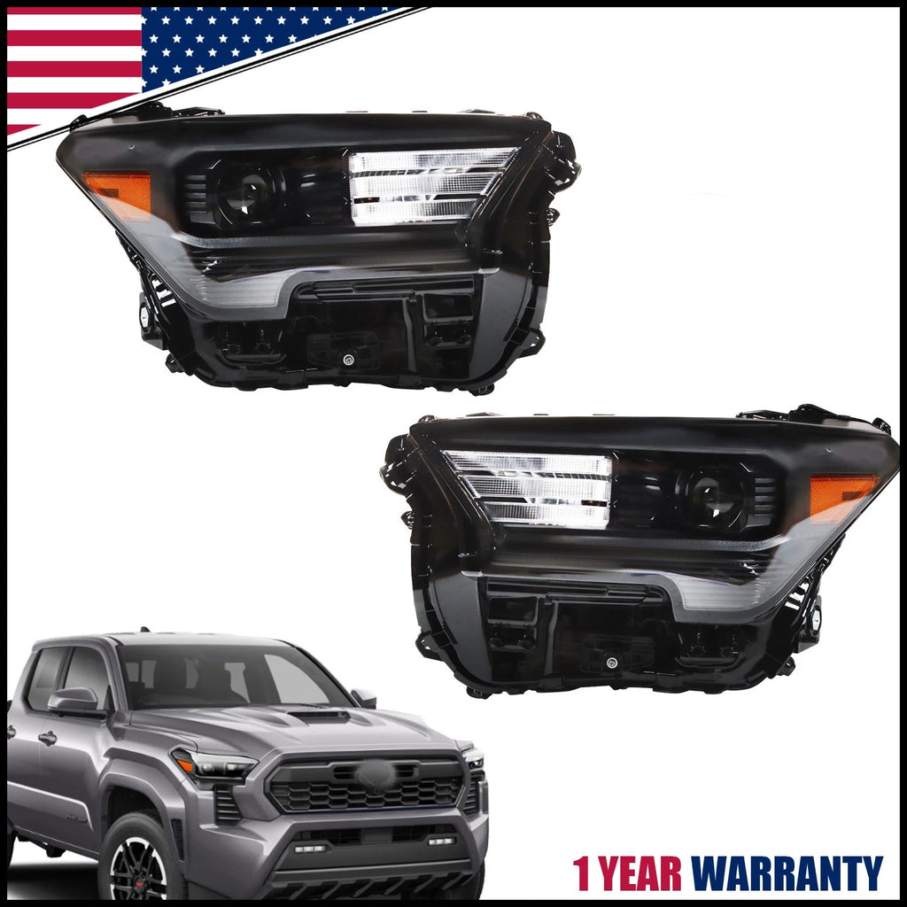 2X LED Headlight Assembly for Toyota Tacoma (2024–2025)