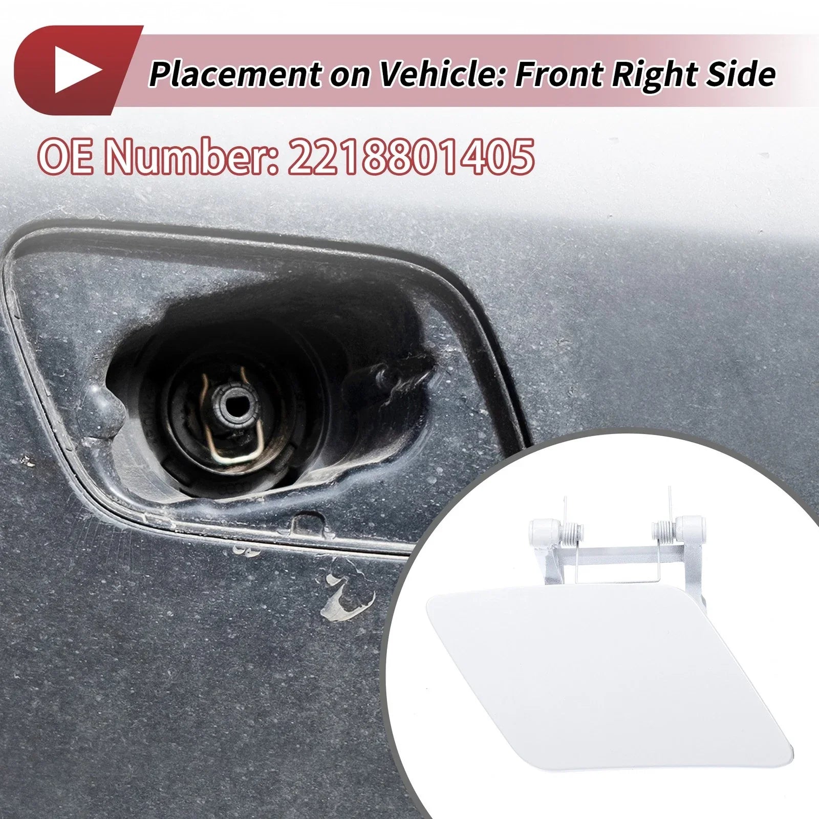 Front Right Washer Nozzle Cover for Mercedes-Benz S350 (2012-2013)
