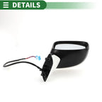 Right Side Door Mirror for Honda Civic (2012–2013) Manual Folding White