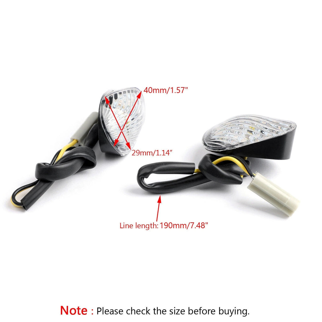 Clear Turn Signals for Yamaha YZF R1 (2002–2008), YZF R6 (2003–2009), YZF R6S (2006–2008)