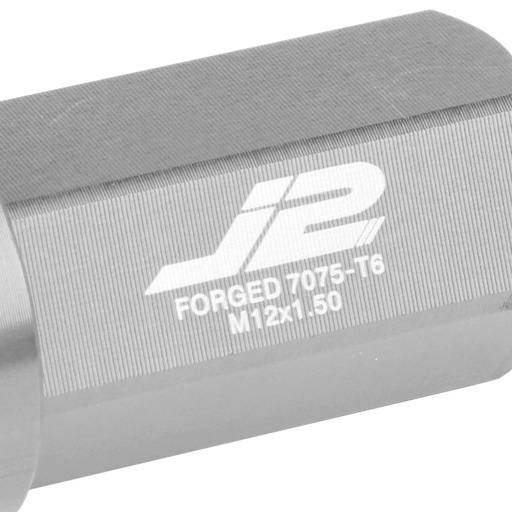 Set of 20 J2 7075-T6 Forged Aluminum M12x1.5 Open-End Lug Nuts for