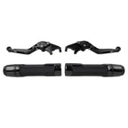 Set of 2 Black Extendable Brake Clutch Levers for Kawasaki ZX14R (2006–2023)