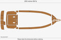 EVA Pad for Rodman 800 (2000) Cockpit Swim Platform Teak Deck Floor