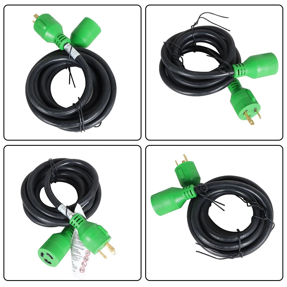 10ft Generator Extension Cord 30 Amp L5-30P to L5-30R