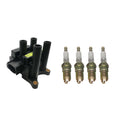 Set of 4 Ignition Coils & NGK Iridium IX Spark Plugs for Ranger 2.3 L4 (2001–2009)
