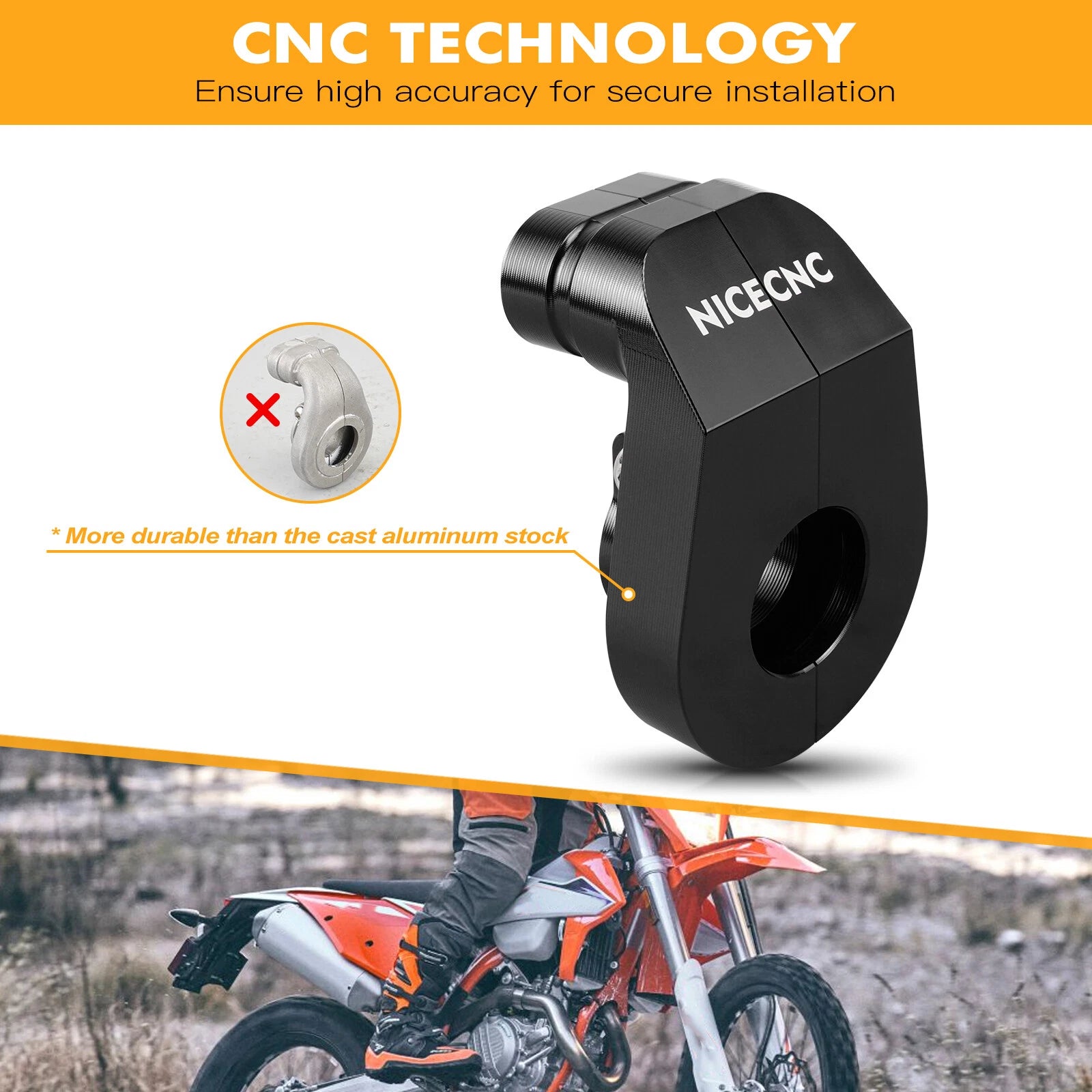 Billet Throttle Housing Guard for KTM 250 350 450 SXF XCF SX-F XC-F (2016–2022)